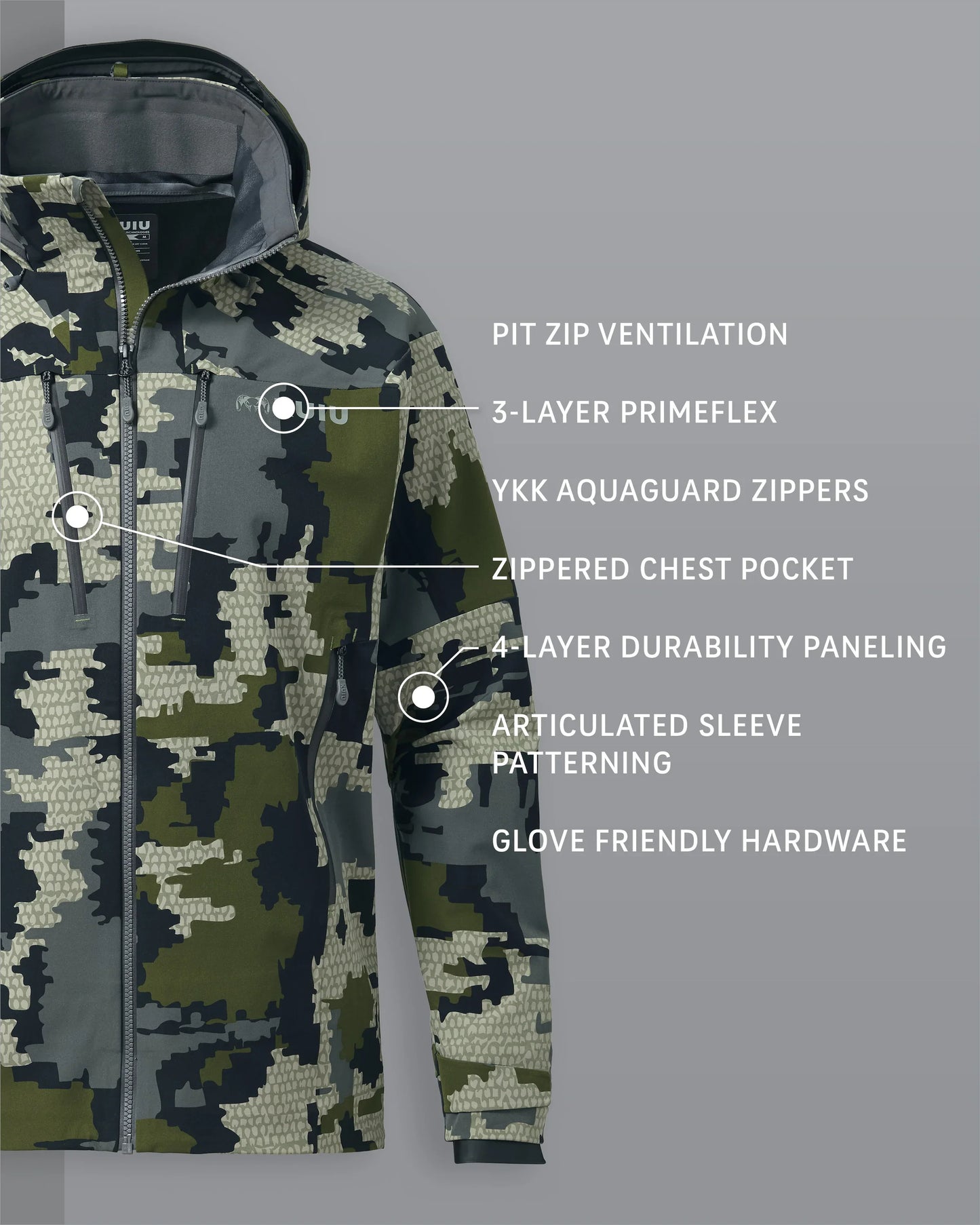 Yukon TR Rain Jacket | Verde