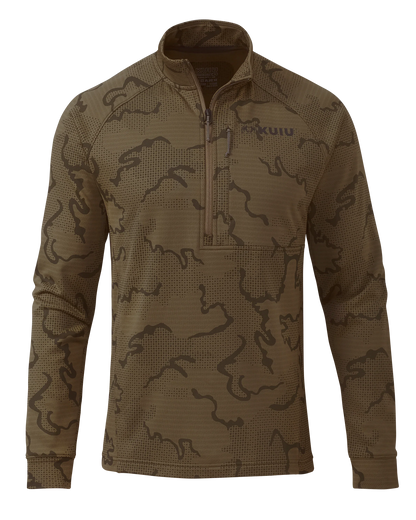 Ridgepoint Fleece Zip-T | Coyote Brown Tonal