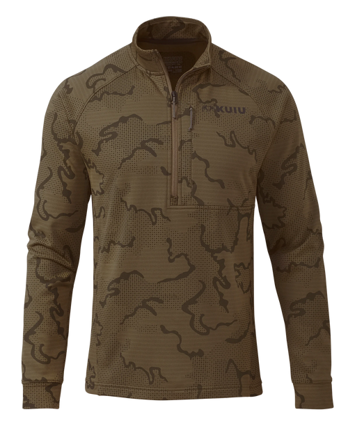 Ridgepoint Fleece Zip-T | Coyote Brown Tonal