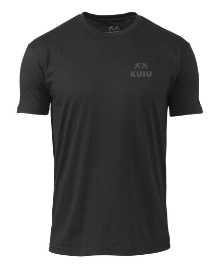 KUIU Vertical Flag Logo T-Shirt | Black