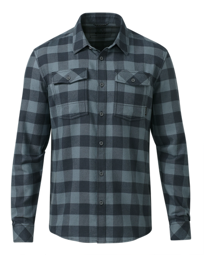Field Flannel Shirt | Slate Buffalo Check
