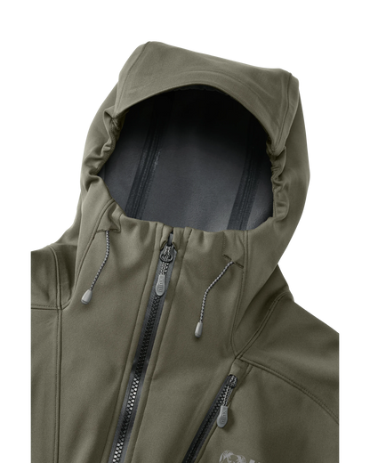 Axis Hybrid Hooded Jacket | Ash