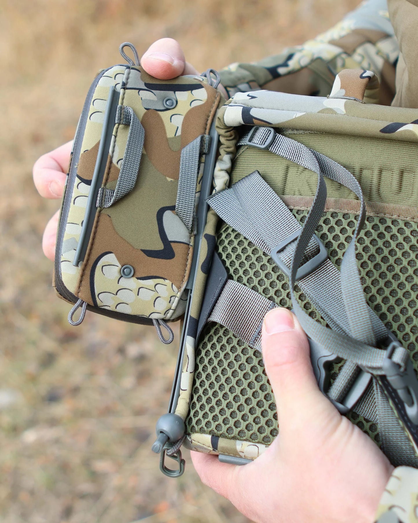 PRO G3 Bino Harness Accessory Pocket | Verde