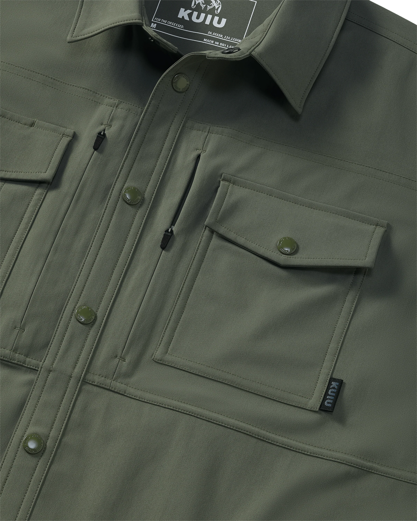 Tour Shirt Jacket | Dark Sage