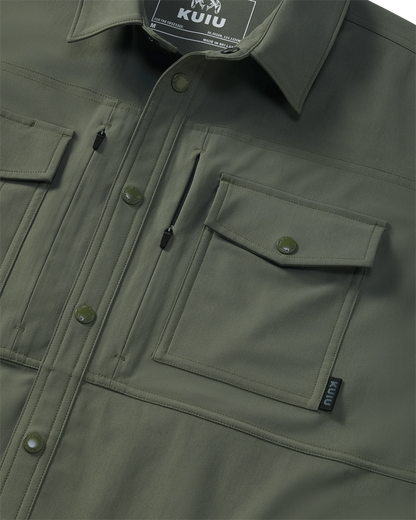 Tour Shirt Jacket | Dark Sage