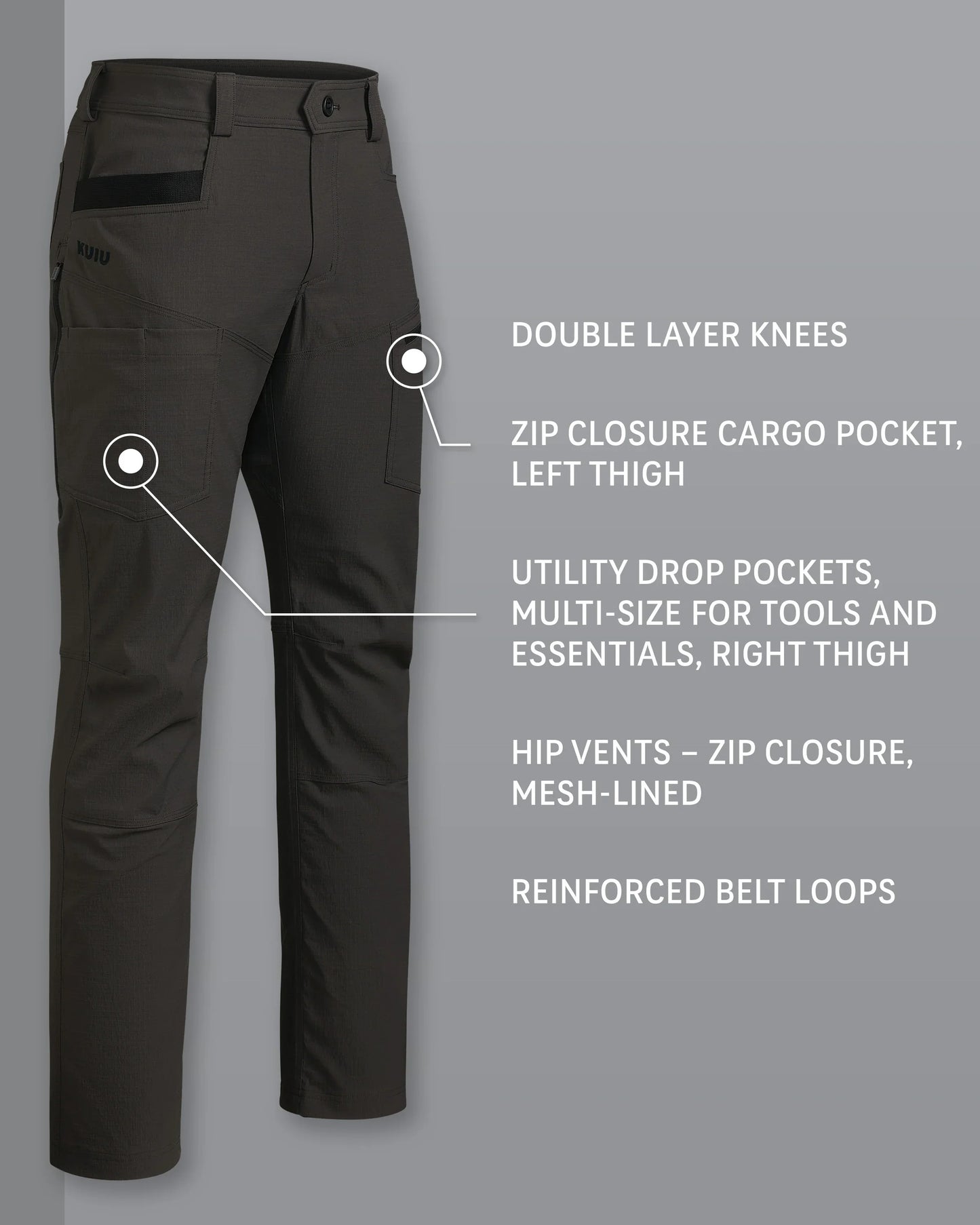 Motive Workgrade Pant | Asphalt