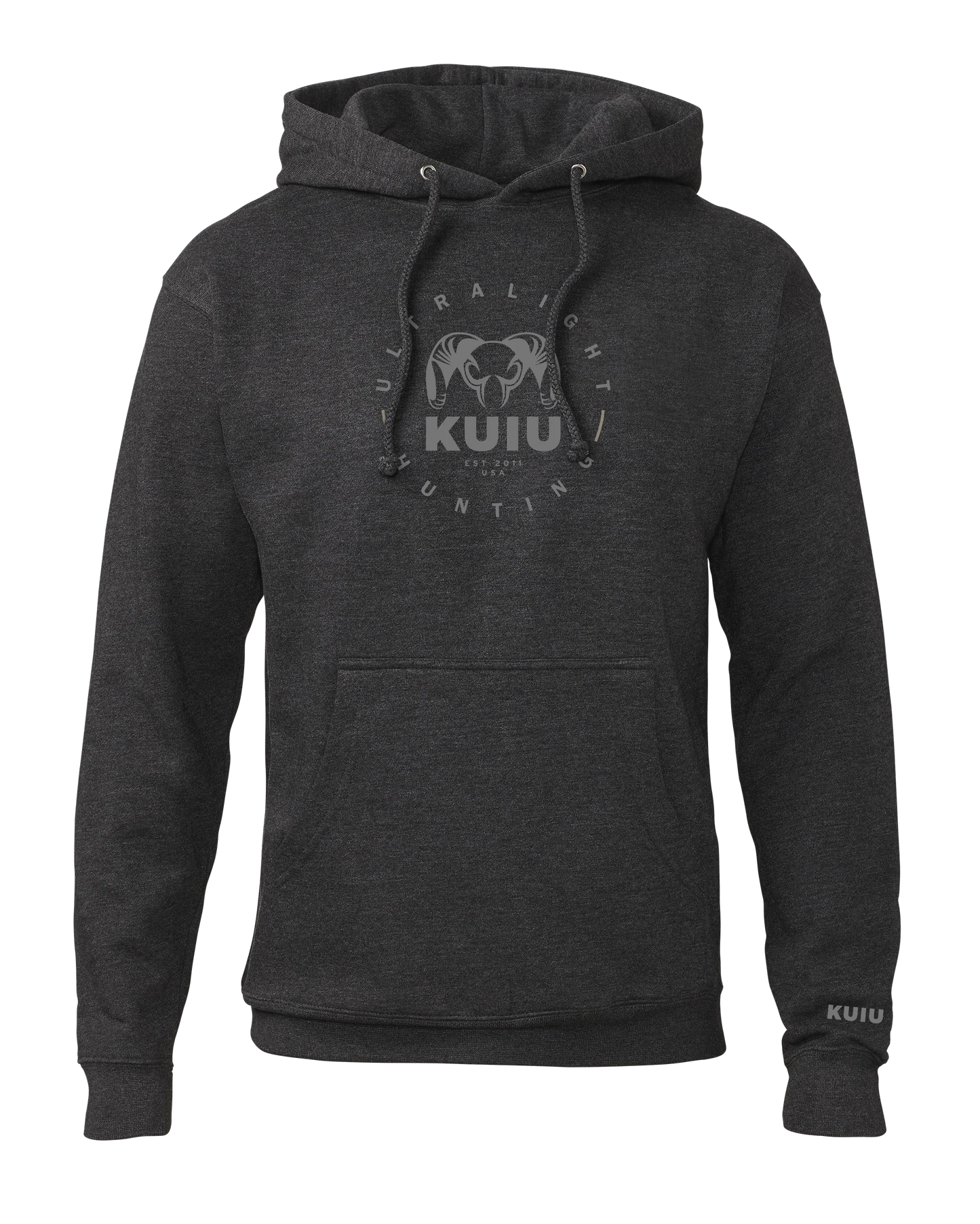 KUIU Ultralight Hunting Circle Hoodie | Charcoal