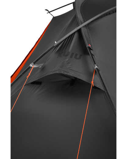 Mountain Star 2 Person Tent Set | Gunmetal-Orange