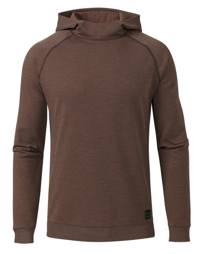 Canyon Waffle Hoodie | Cedar Heather