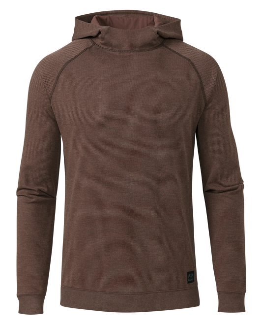 Canyon Waffle Hoodie | Cedar Heather