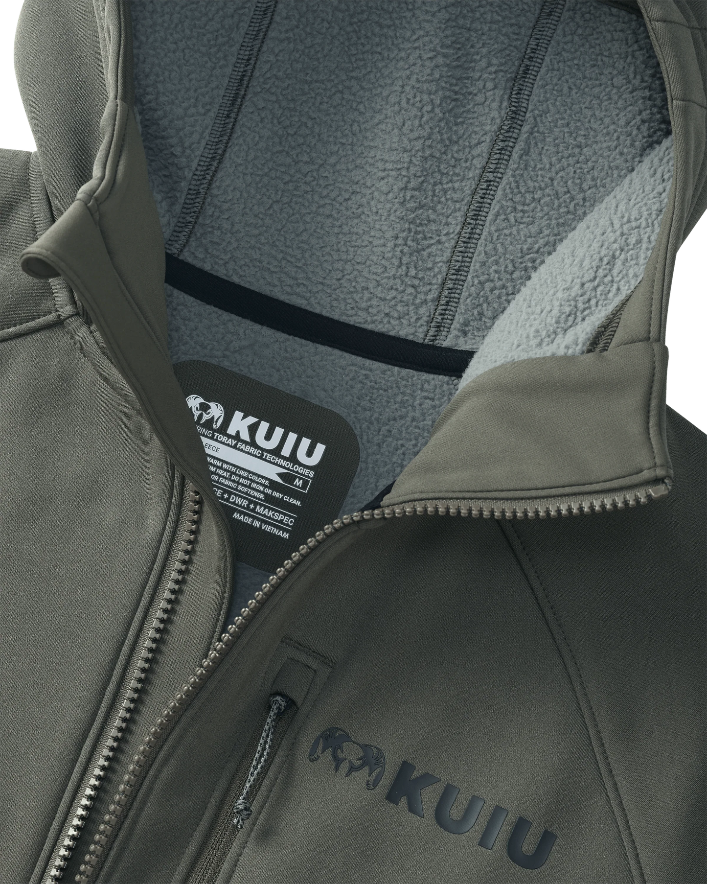 StrongFleece 275 Full Zip Hoodie | Ash