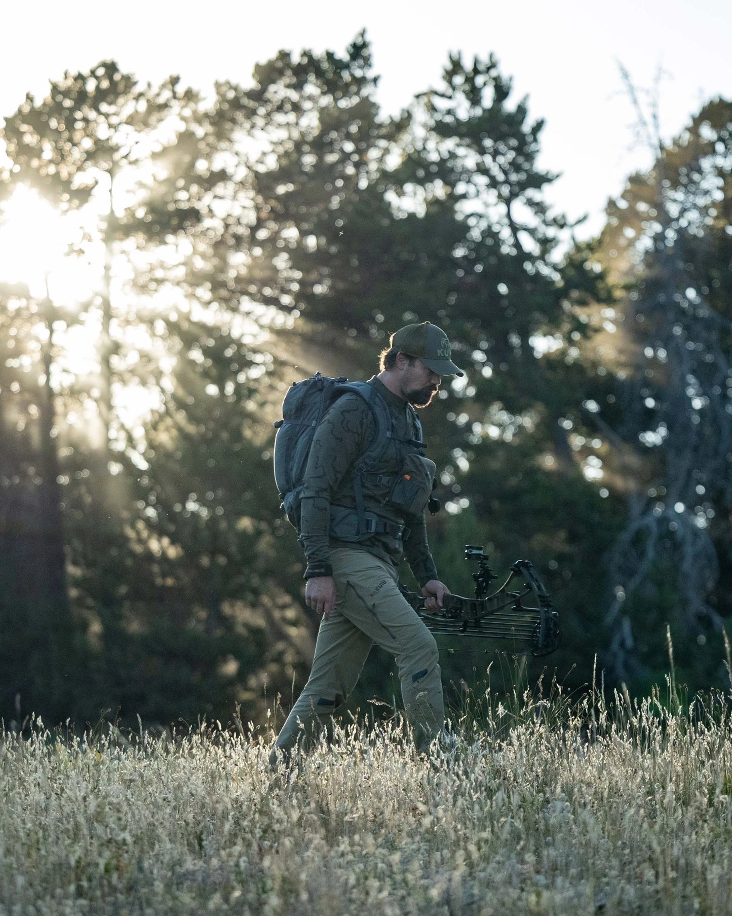 Ridgepoint Fleece Henley | Coyote Brown Tonal