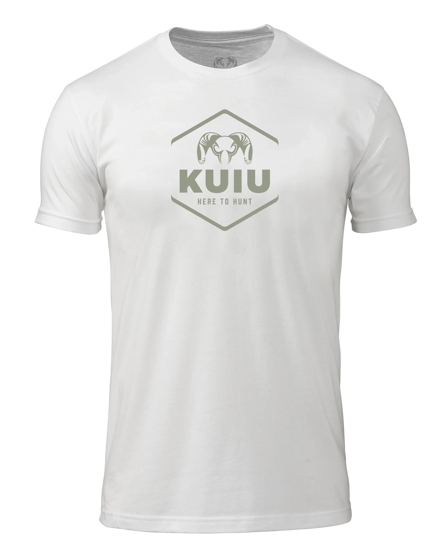 KUIU Stacked Here to Hunt T-Shirt | White