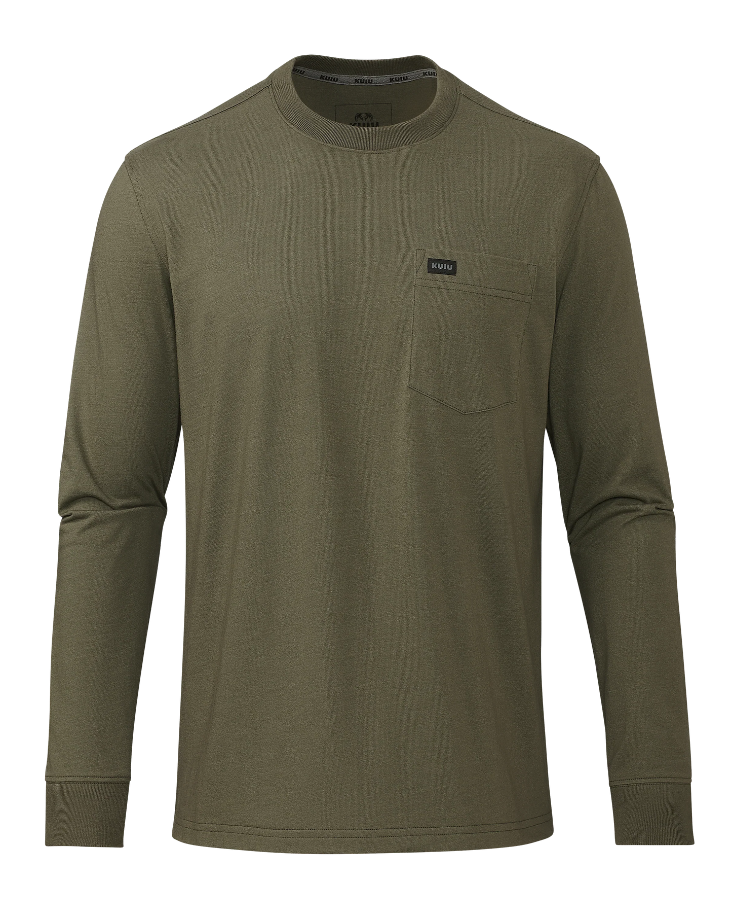 Workgrade LS Pocket Crew | Evergreen