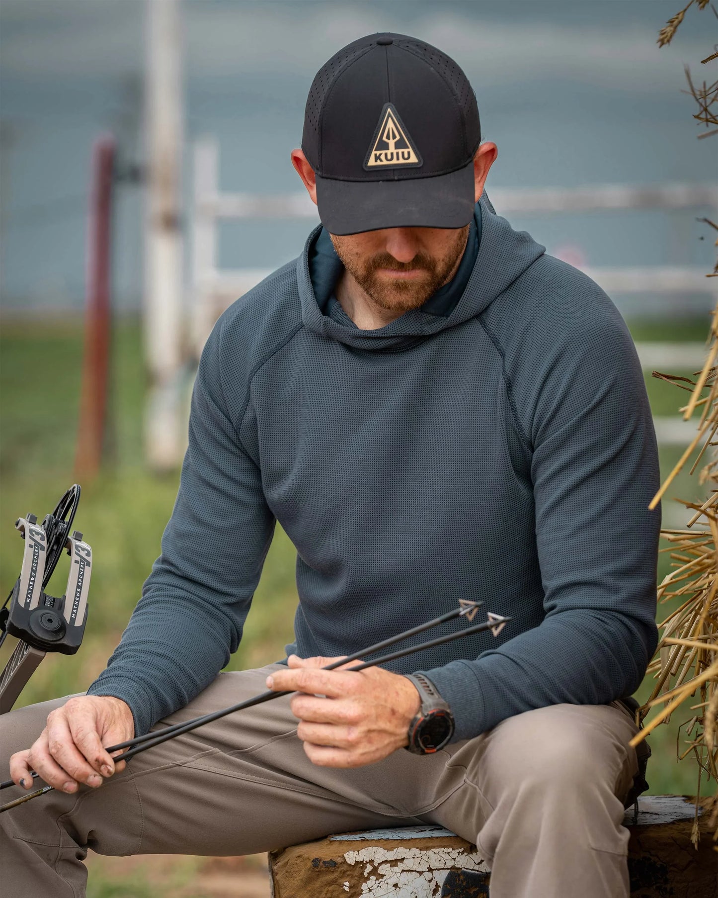 Canyon Waffle Hoodie | Ash Heather