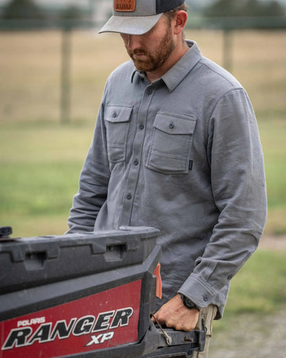 Outlet Field Flannel Shirt | Ash
