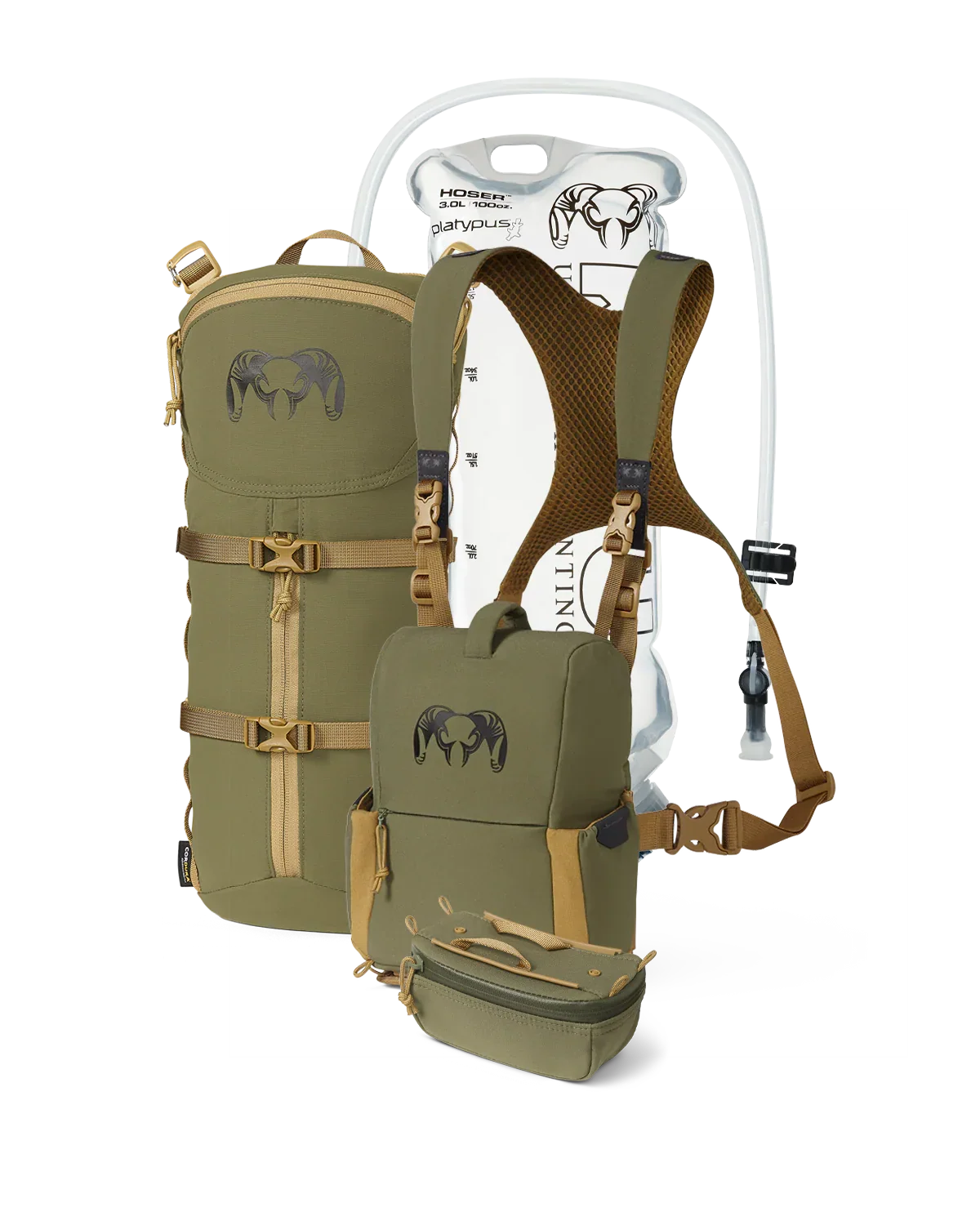PRO G3 Bino Hydration Set | Evergreen
