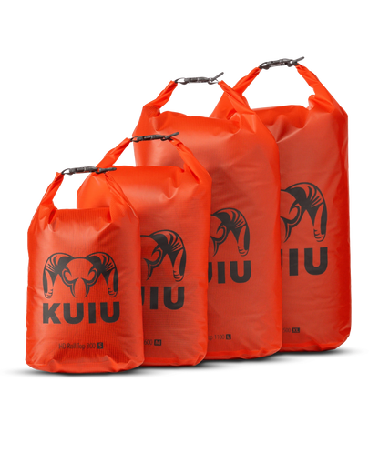 HD Roll Top Dry Bags | Blaze Orange