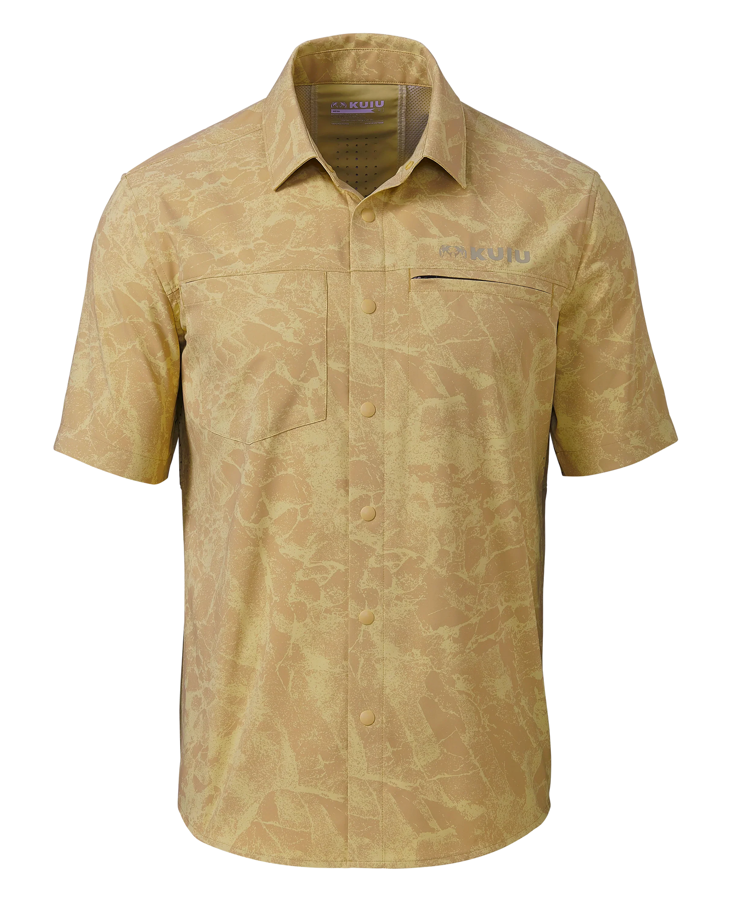 Mesa Vented SS Snap Shirt Gritstone | Dune Gritstone