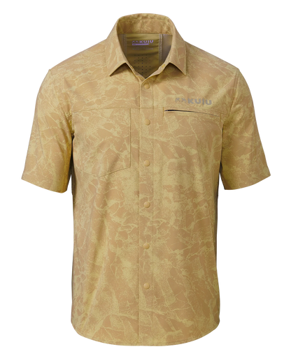Mesa Vented SS Snap Shirt Gritstone | Dune Gritstone