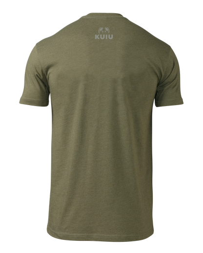 KUIU Here to Hunt Gritstone T-Shirt | Military Green