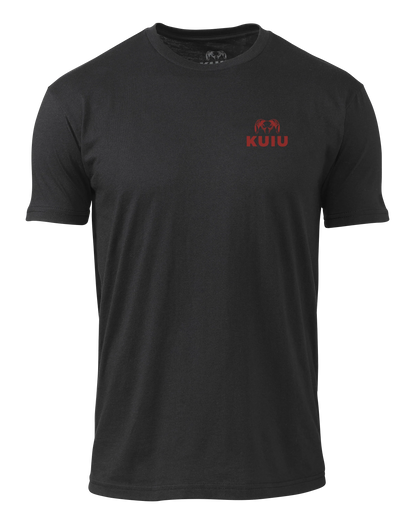 KUIU Retro Flag Fade T-Shirt | Black