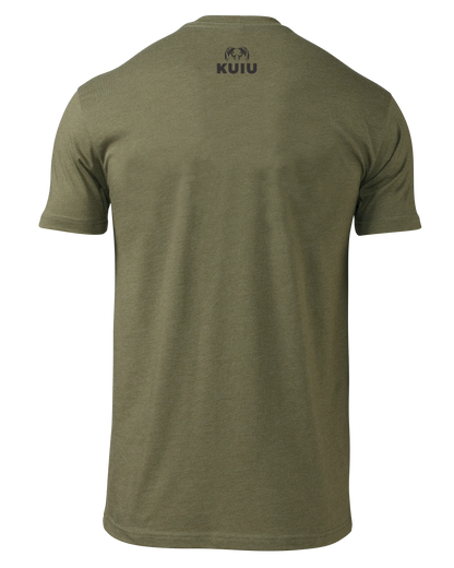 KUIU Stacked Here to Hunt T-Shirt | Military Green