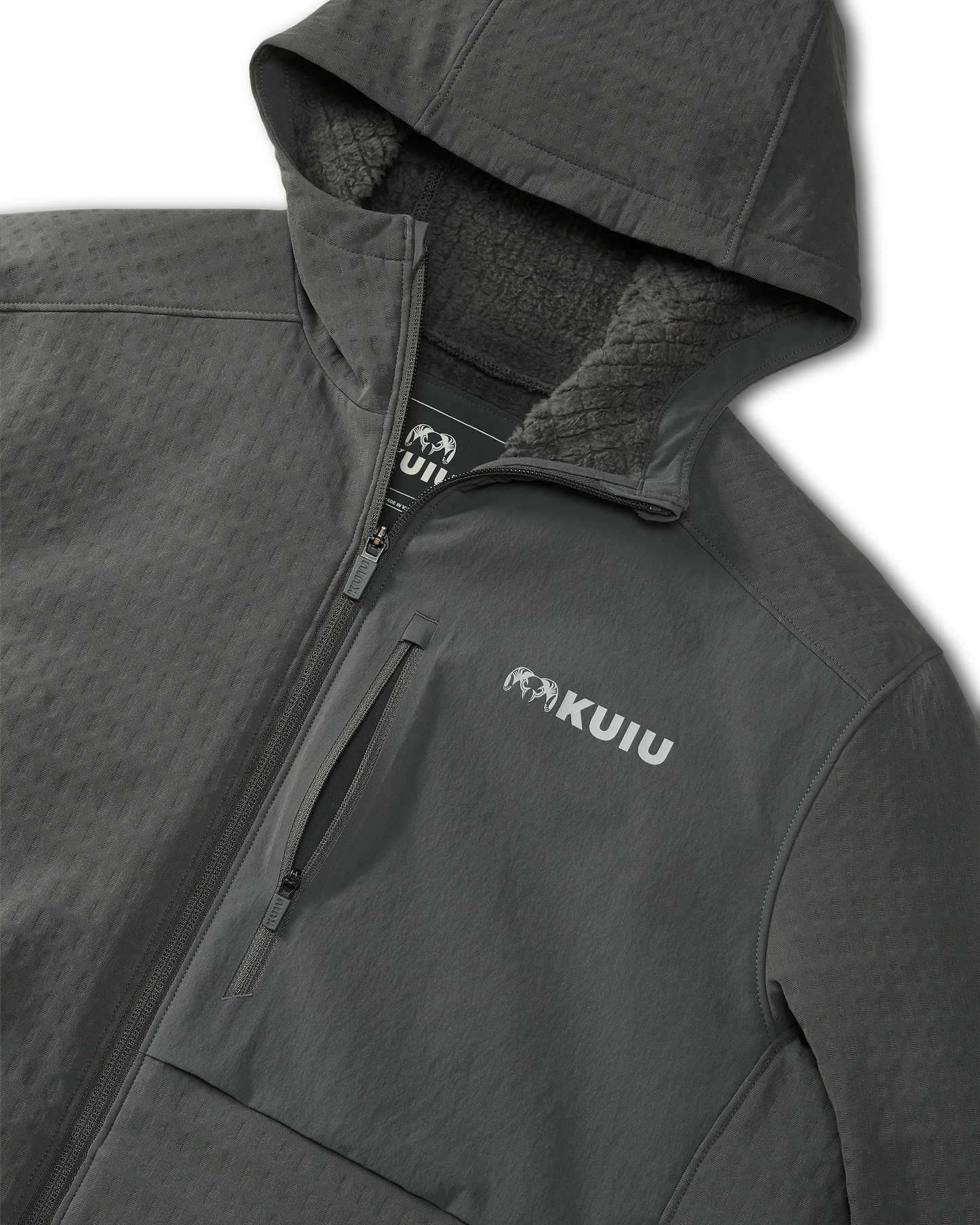 Blockfield Fleece Hoodie | Gunmetal