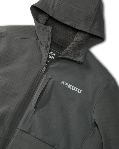 Blockfield Fleece Hoodie | Gunmetal
