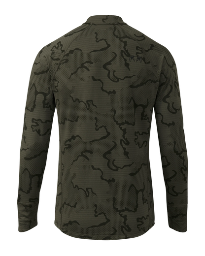 Ridgepoint Fleece Henley | Ash Tonal