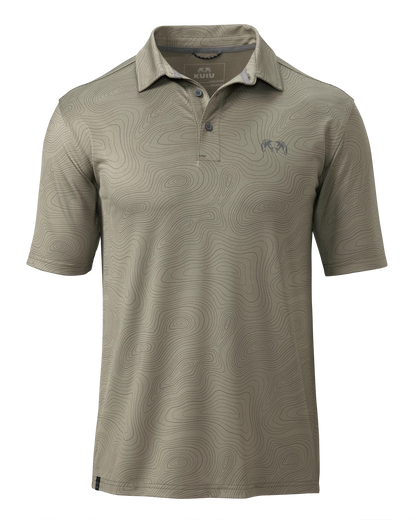 KUIU Performance Polo | Woodsmoke Topo
