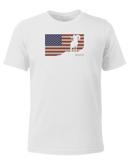 Youth Ram Flag T-Shirt | White