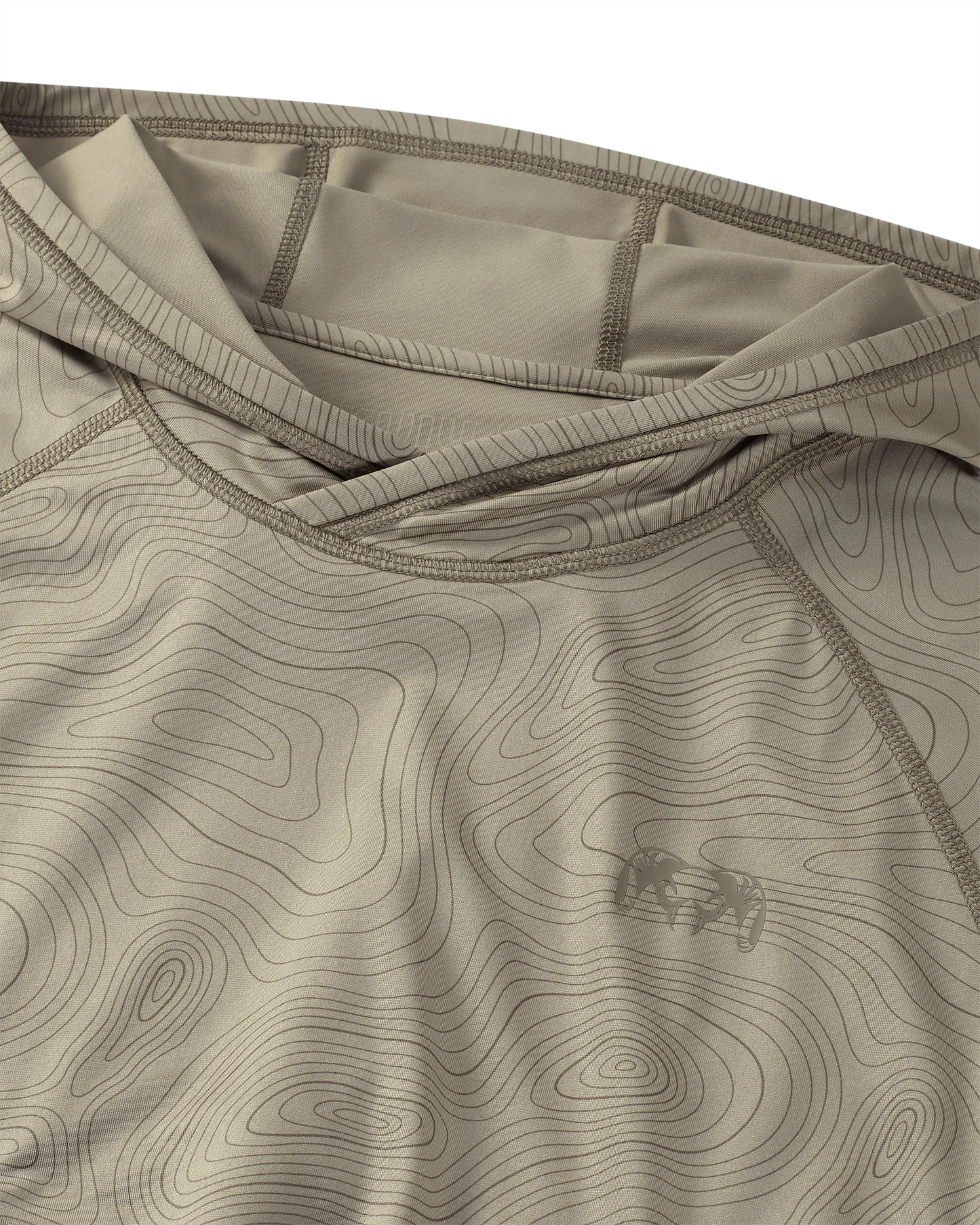 Gila LS Hoodie Topo | Bone Topo Print