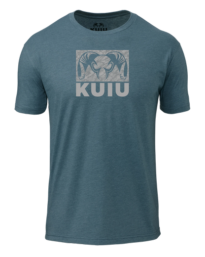 KUIU Gritstone Logo T-Shirt | Indigo