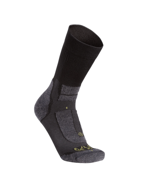 StrongWool Hybrid Crew Sock | Grey Green