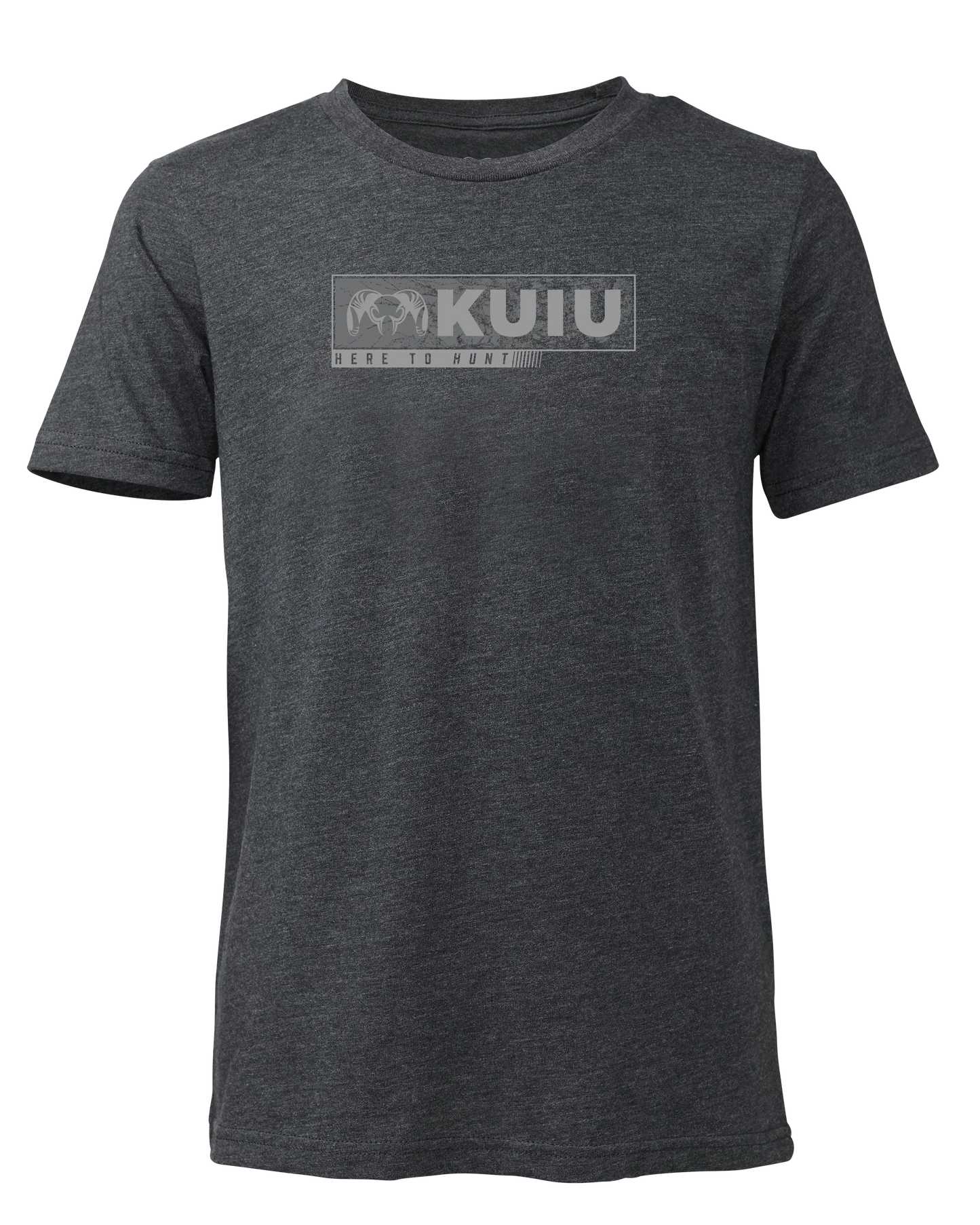Youth Here to Hunt Gritstone T-Shirt | Charcoal