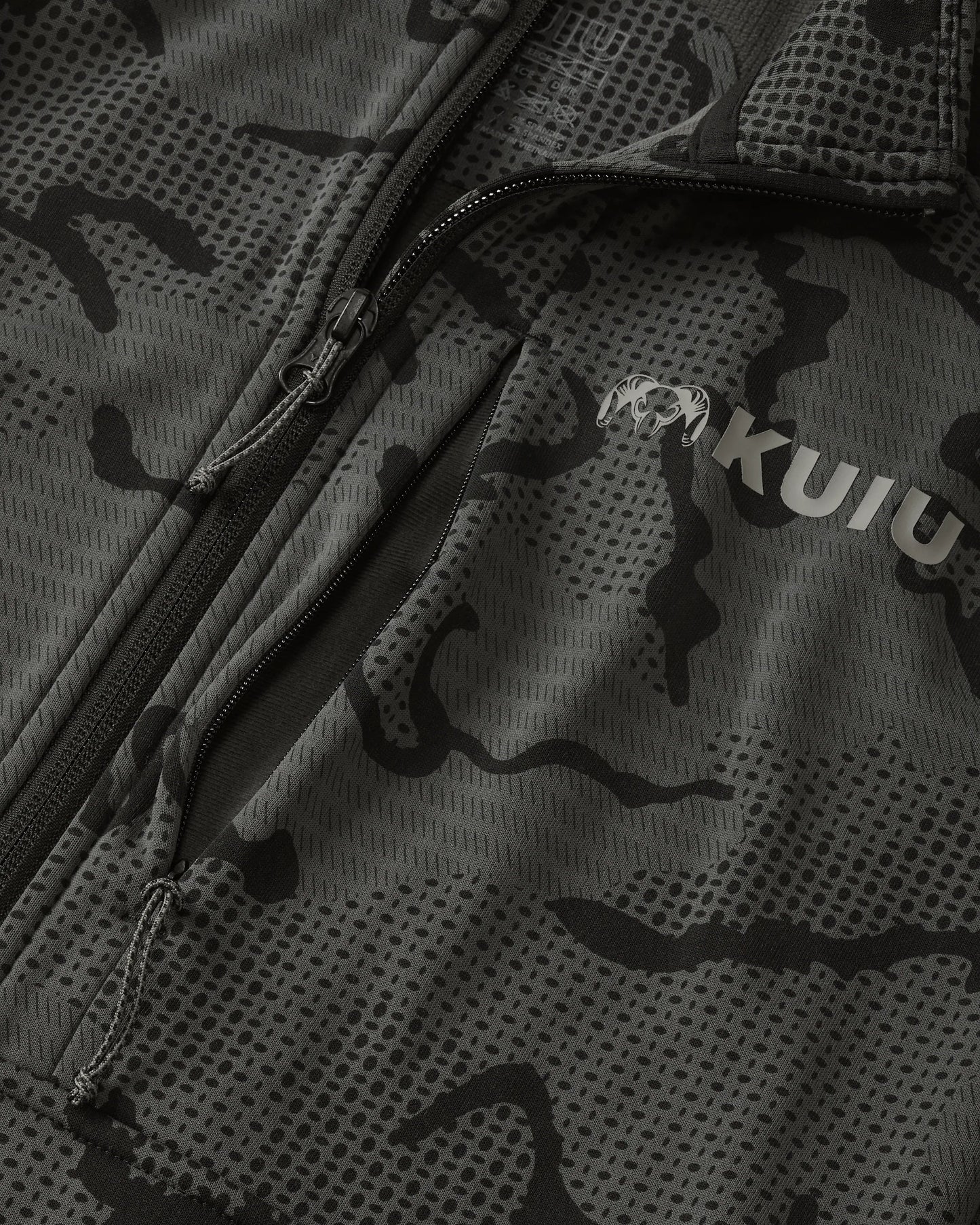 Ridgepoint Fleece Zip-T | Black Tonal
