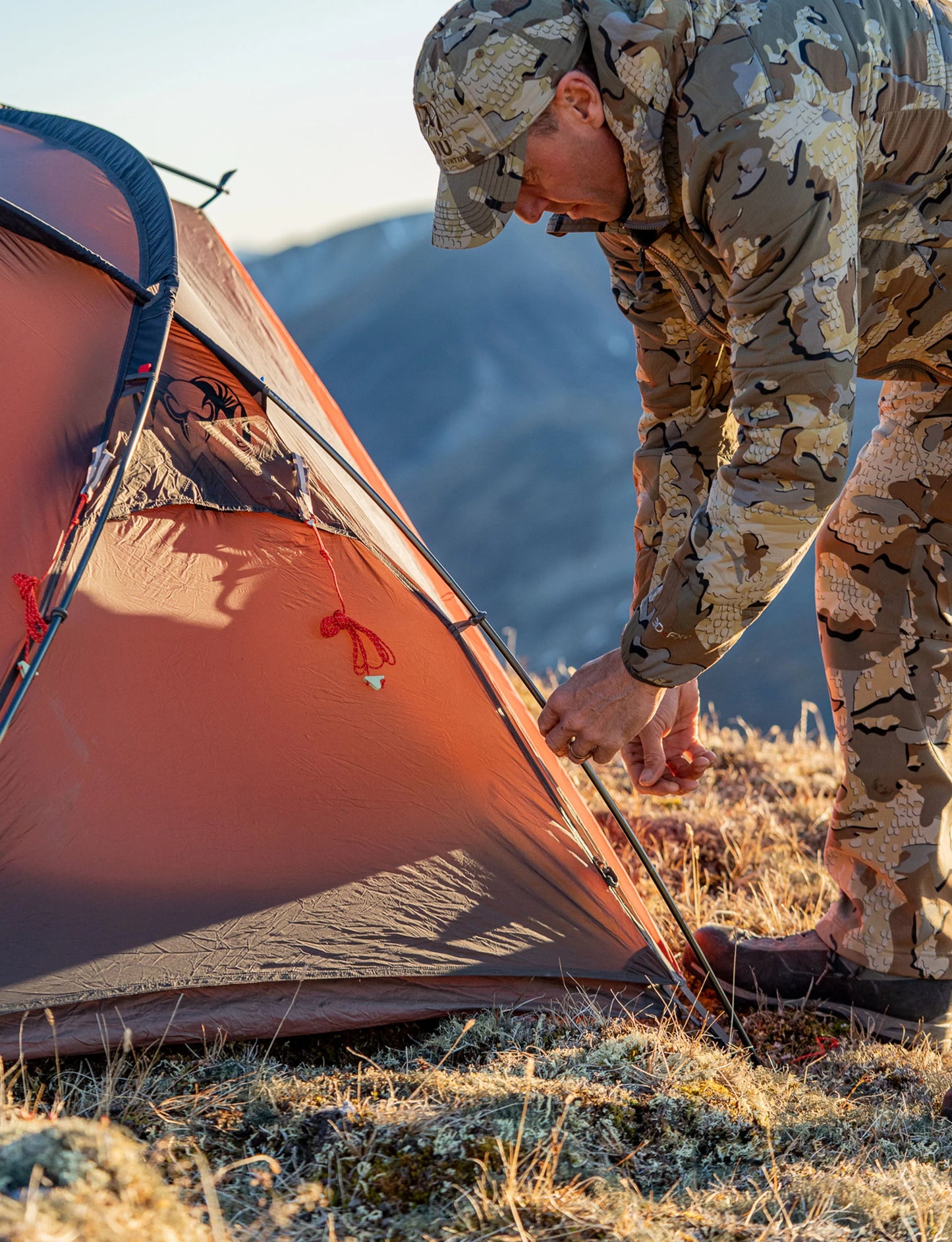 Mountain Star 2 Person Tent | Gunmetal-Orange