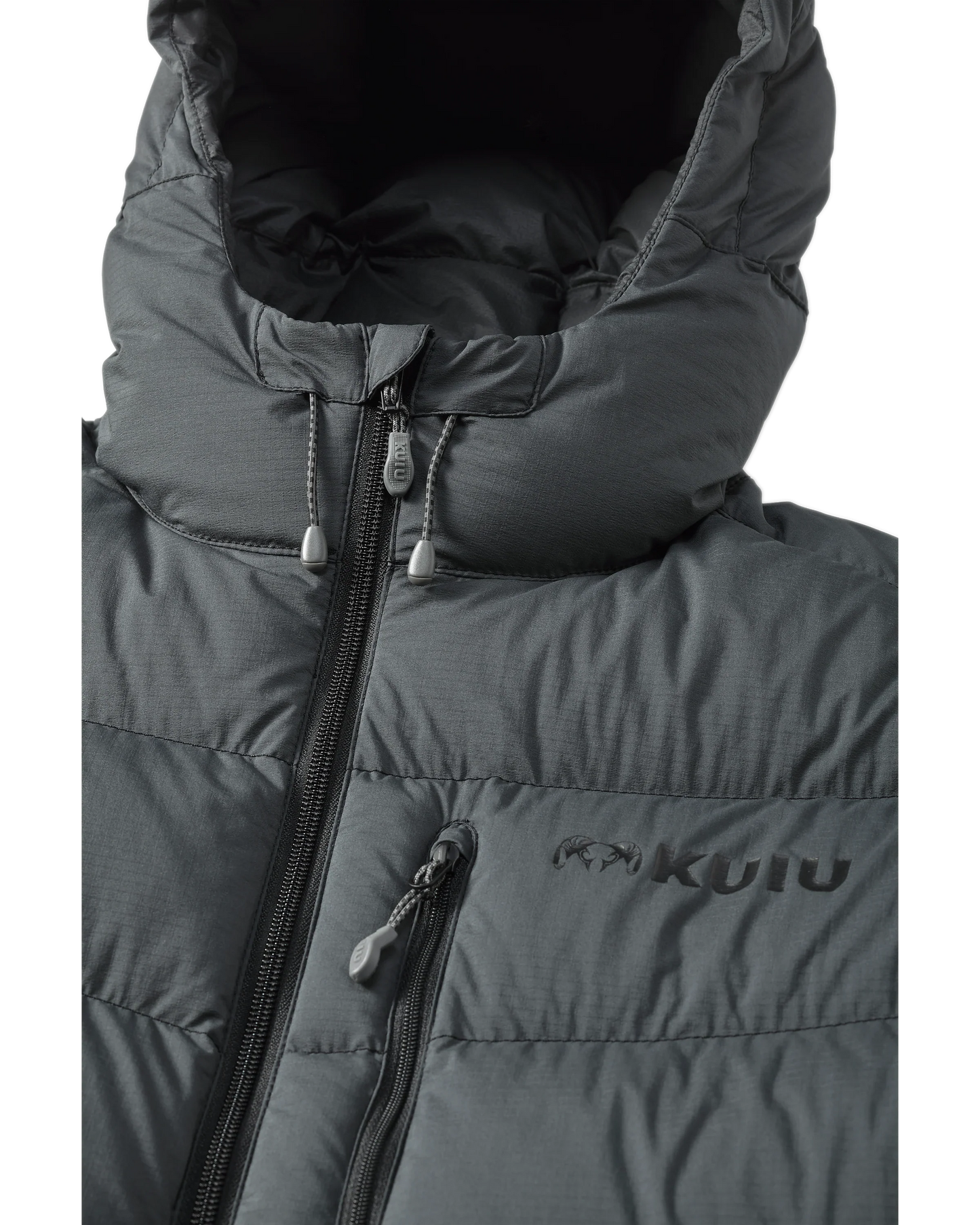 Super Down PRO Hooded Jacket | Gunmetal