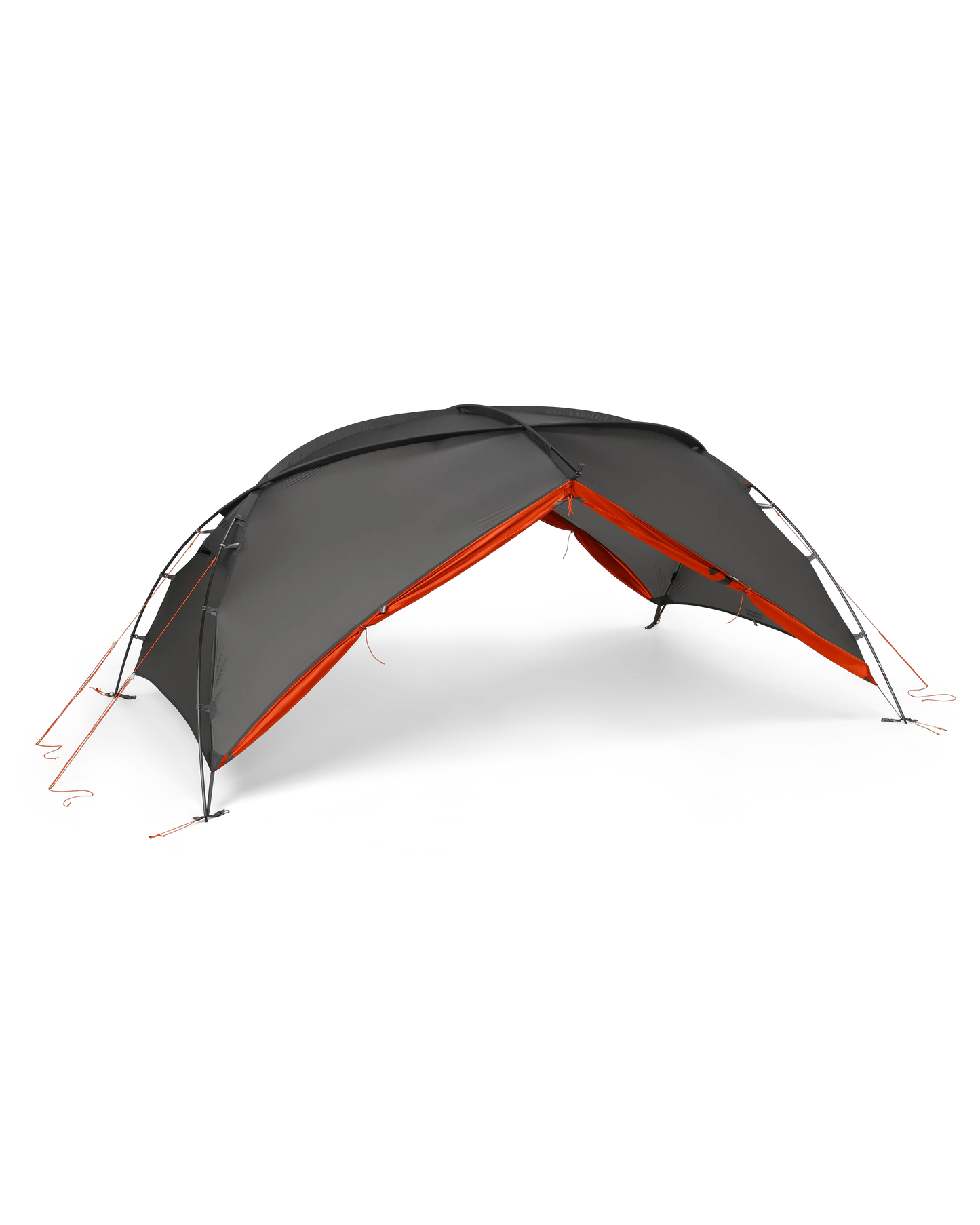 Mountain Star 2 Person Tent Set | Gunmetal-Orange