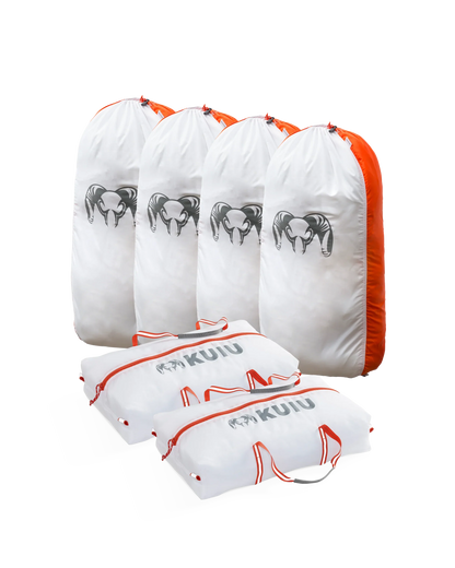 Small Deer/Antelope Game Bag Set | White-Orange