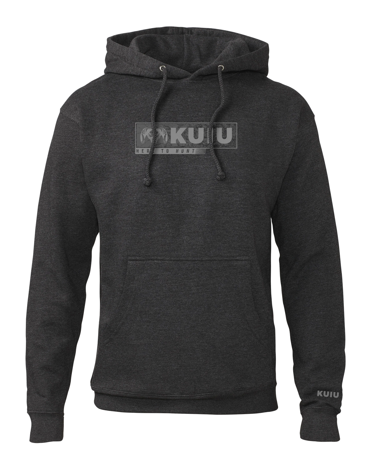 KUIU Here to Hunt Gritstone Hoodie | Charcoal